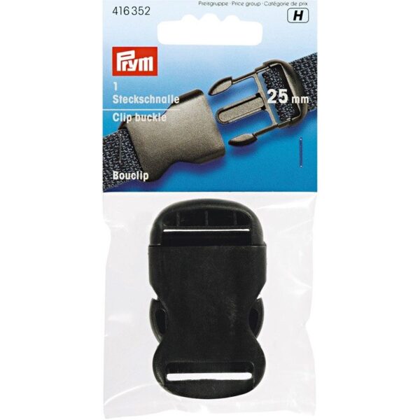 HEBILLA CLIP PLASTICO 25MM 416352