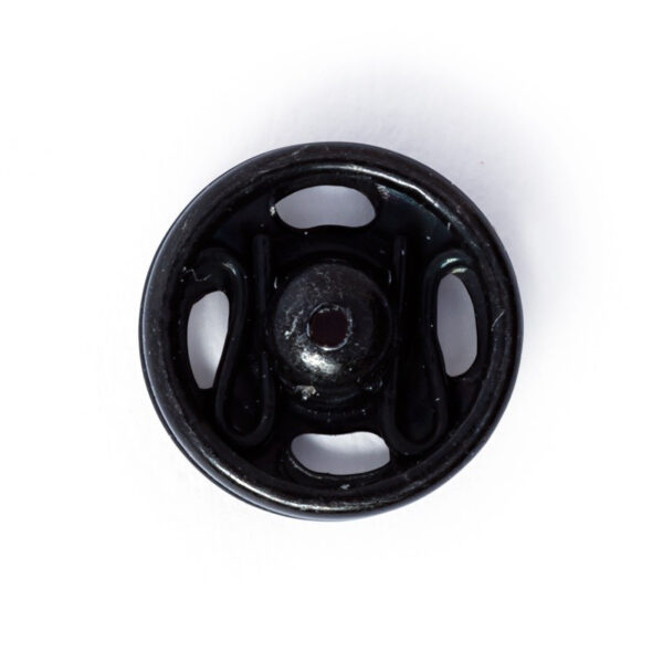 BROCHE DE PRESIÓN LATÓN 7MM NEGRO 341162