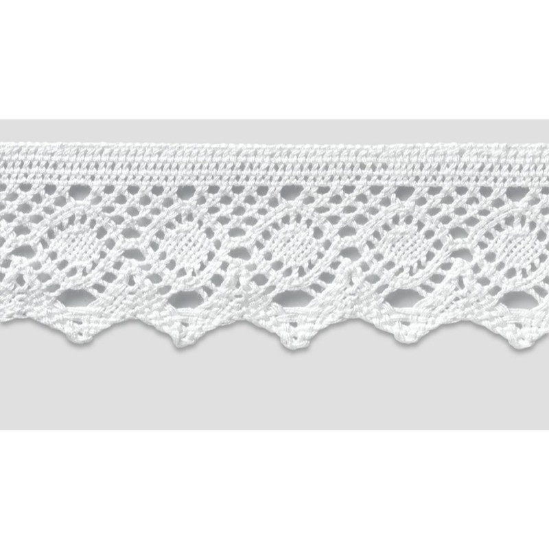 ENCAJE DE PUNTILLA 55MM BLANCO 918 460 (BS)