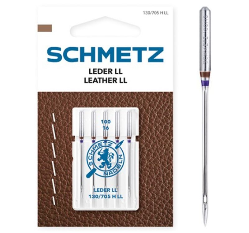 aguja para cuero y polipiel de schmetz 80