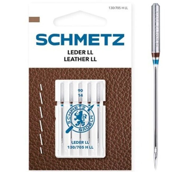 agujas schmetz leather para cuero piel y polipiel