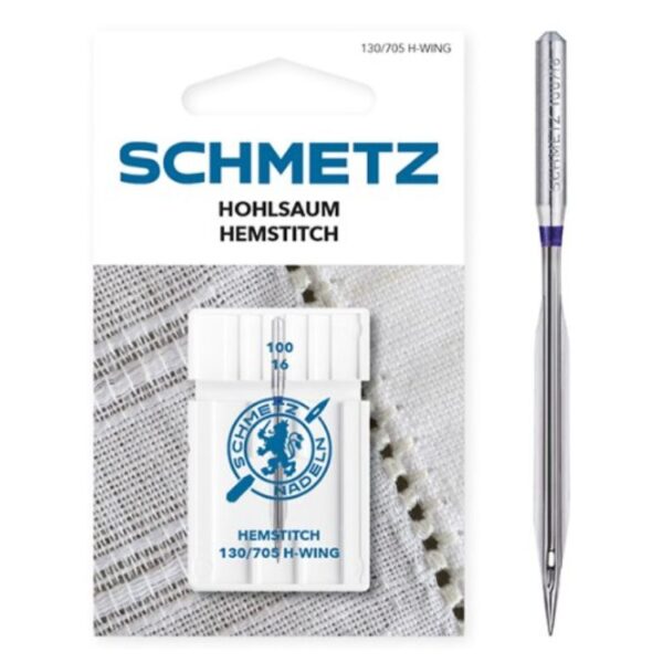 aguja schmetz hemstitch para calados y vainicas 100 16