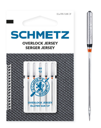 agujas schmetz overlock elx705 suk cf para overlock y coverlock