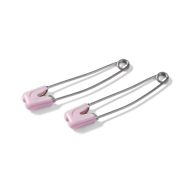 IMPERDIBLES BEBE 55MM ROSA 4U. 086102