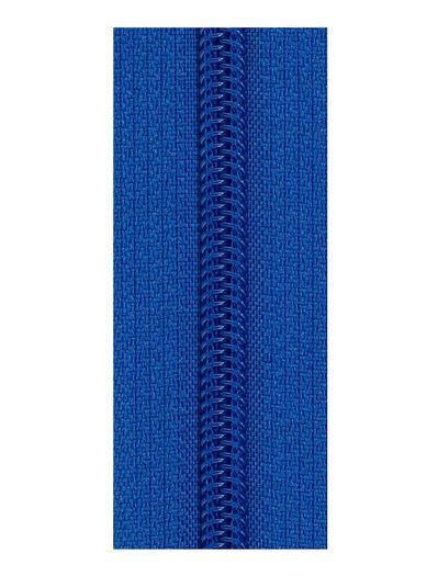 cremallera de espiral cerrada color azul fluor