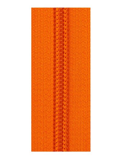 cremallera de espiral cerrada color mango