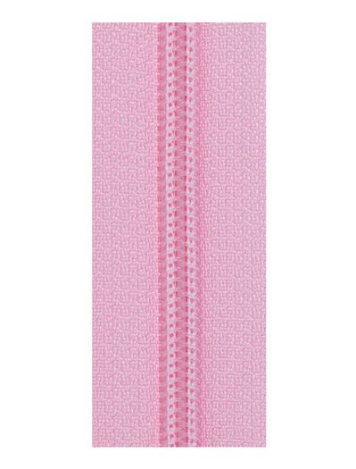 cremallera de espiral cerrada color rosa pastel