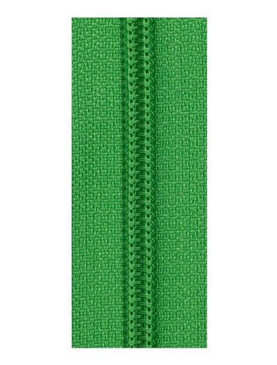 cremallera de espiral cerrada color verde jade