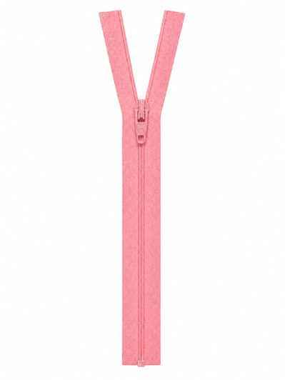 cremallera nylon cerrada rosa palo