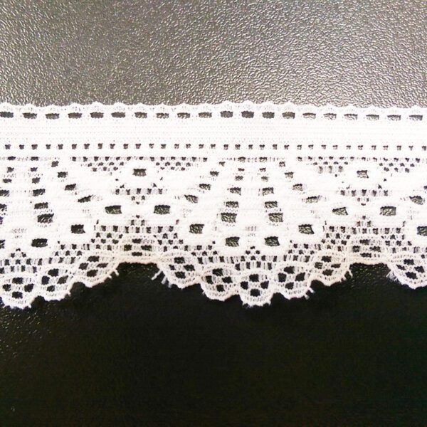 PUNTILLA ELÁSTICA 30mm BLANCA LY117999 (WF)