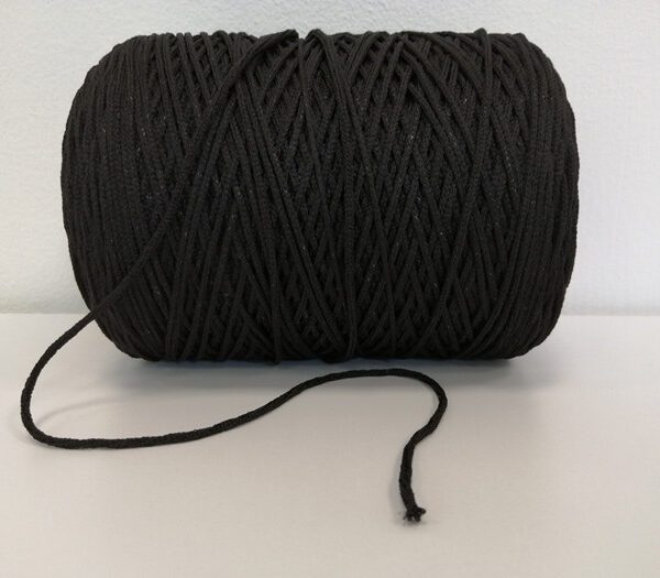 CORDÓN ELÁSTICO NEGRO 3MM 18481/3