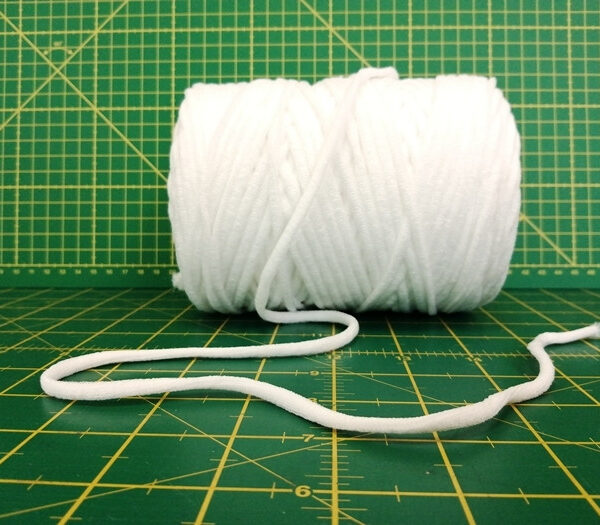 CORDÓN ELÁSTICO BLANCO 5MM 18481/5