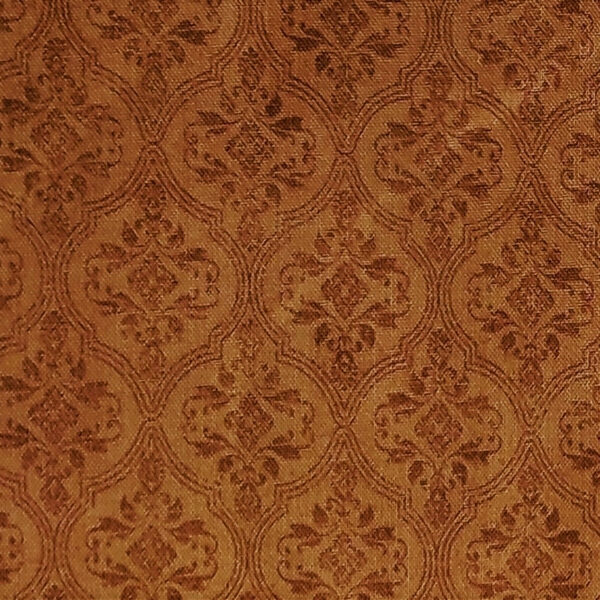 TELA MARRÓN CON ESTAMPADOS 0111