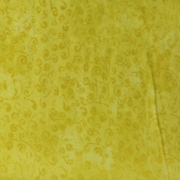 TELA AMARILLA FLORAL 0133