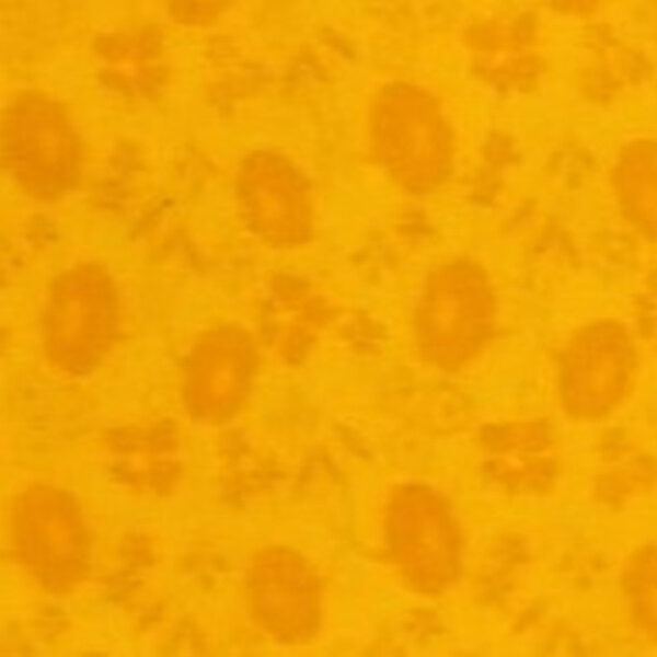 TELA AMARILLA CON FLORES 0134