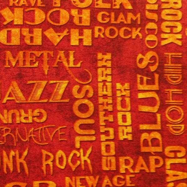 TELA ROJA CON PALABRAS 0151