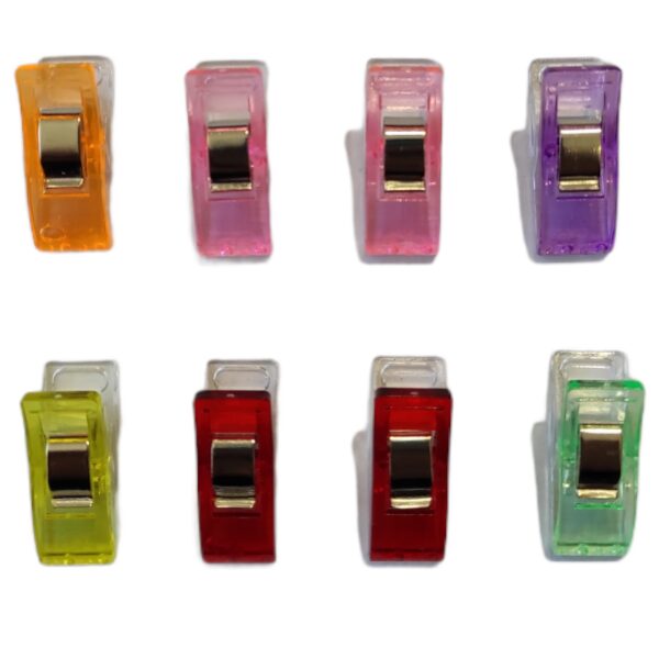 PINZAS DE COLORES DE 50 UNIDADES