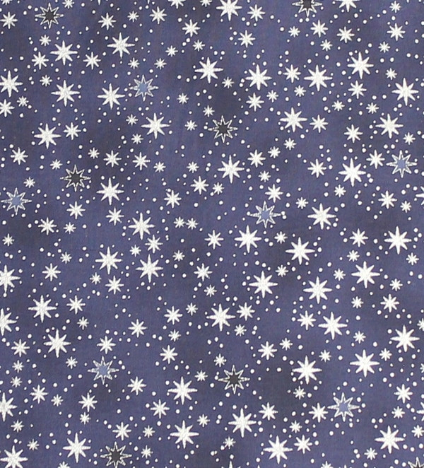 TELA NAVIDAD ESTRELLAS AZUL 0313