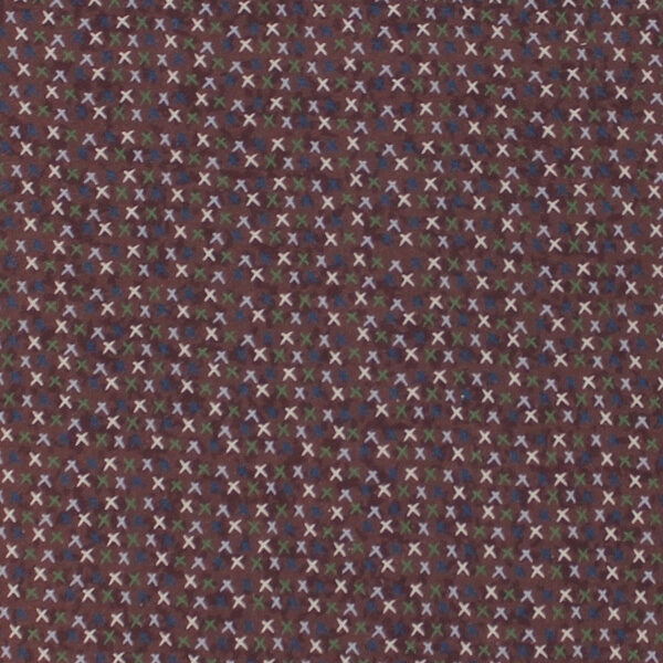 TELA CRUCES BURDEOS 0296