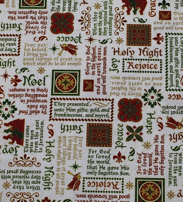 TELA NAVIDAD FONDO BLANCO 0292