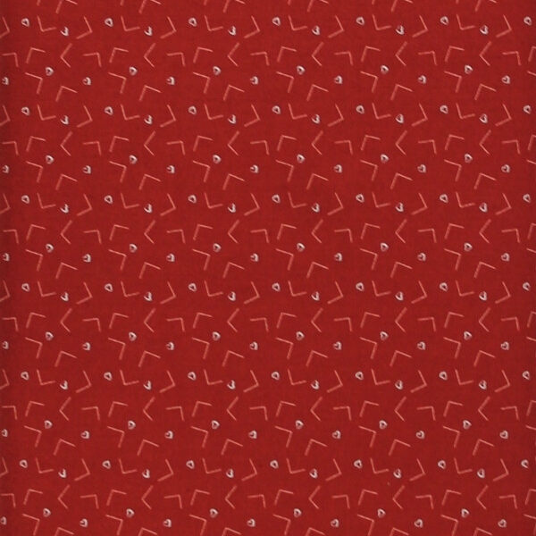 TELA CORAZONES FONDO GRANATE 0324