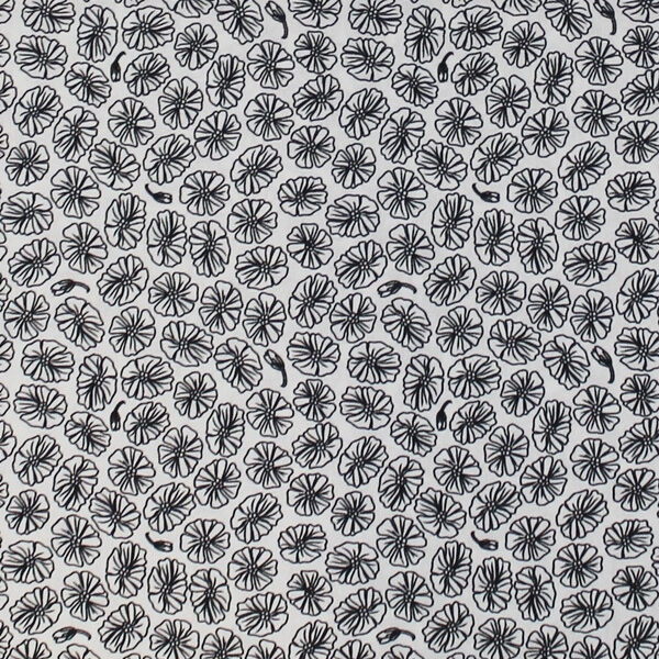 TELA FLORES SOBRE BASE BLANCA 0354