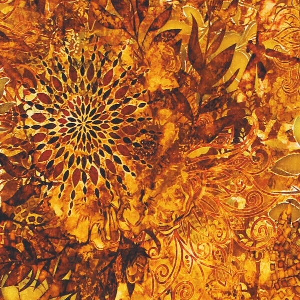 TELA ESTAMPADA TONOS NARANJAS 0411