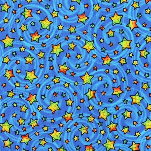 TELA ESTRELLAS FONDO AZUL 0419