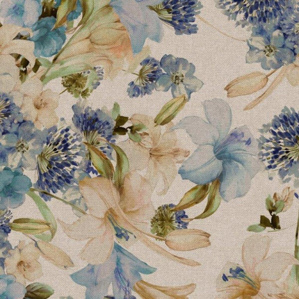 TELA DE LONETA DE FLORES 0289