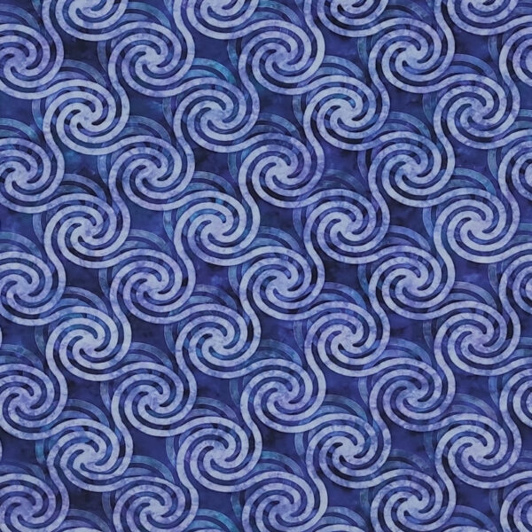 TELA ESTILO BATIK AZUL 0342