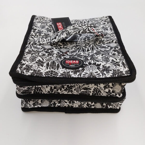 Clasificador negro floral