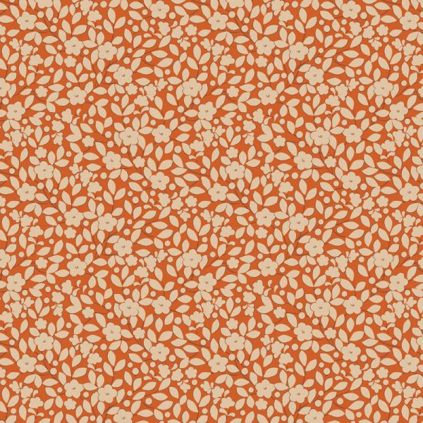 Tela Tilda floral ginger Avery 130135