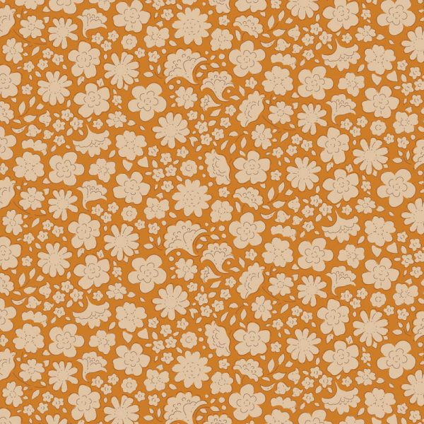 Tela Tilda floral saffron Carla 130141