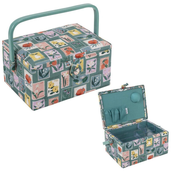 Costurero motivos florales