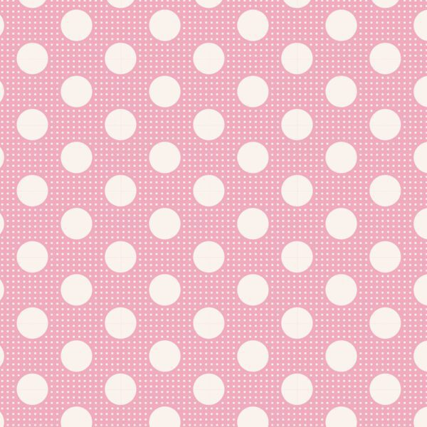 Tela Tilda Medium Dots Pink (lunares medianos) 130003