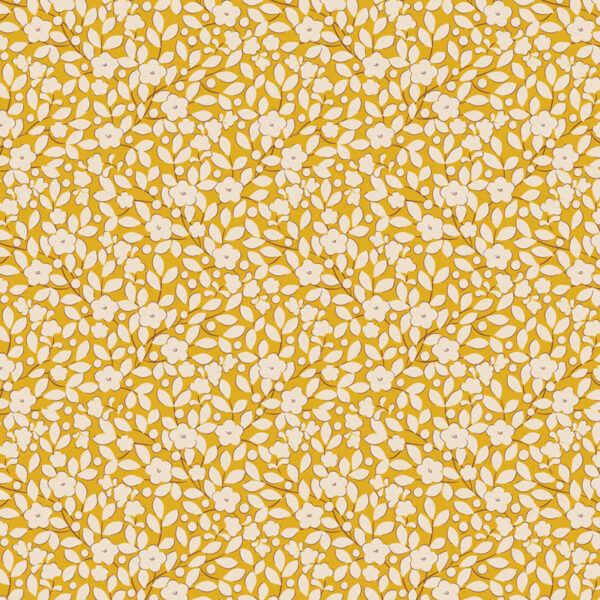 Tela Tilda Avery Yellow floral 130120