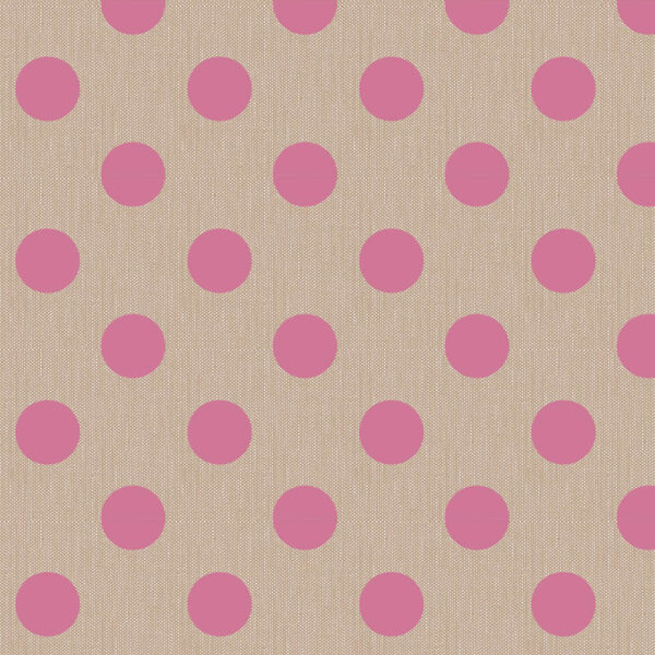 Tela Tilda Chambray Dots lunares rosas 160050