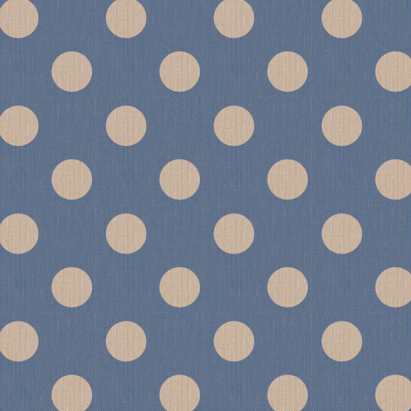 Tela Tilda Chambray Dots Denim lunares azul textura 160057