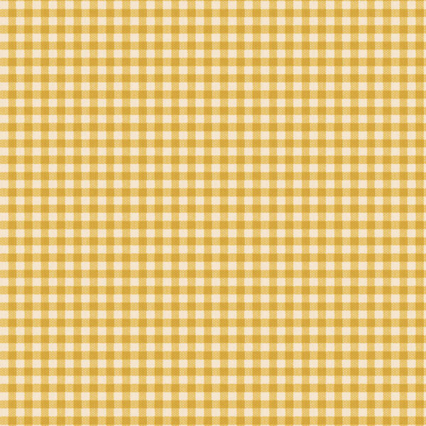Tela Tilda Gingham Yellow cuadros 160065
