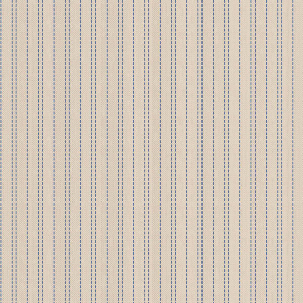 Tela Tilda Basics Seamstripe Blue 160069 con rayas finas en tonos azules