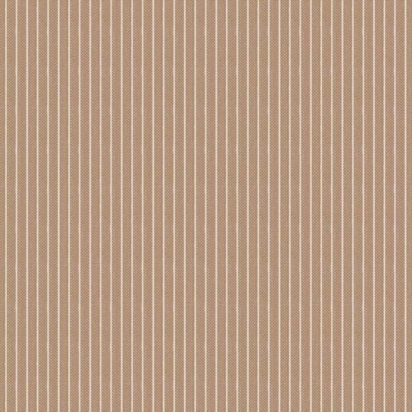Tela Tilda Stripe Toffee rayas marrón 160076