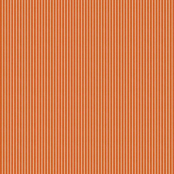 Tela Tilda Tinystripe Ginger rayas pequeñas naranja 160077