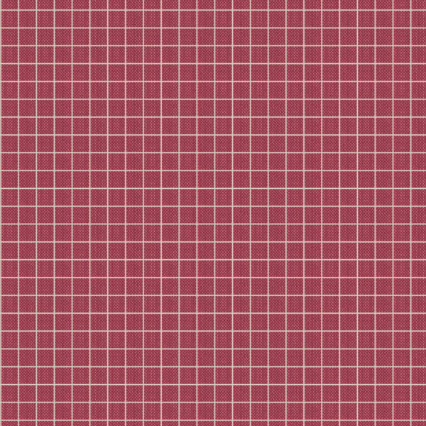 Tela Tilda Plaid Burgundy cuadros burdeos 160086