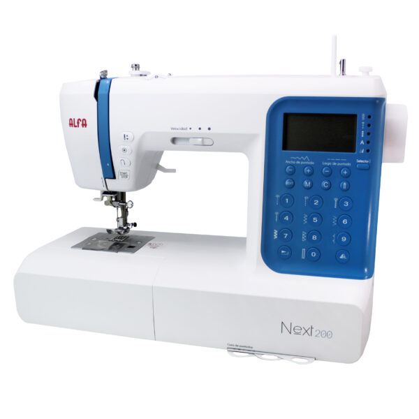 Máquina de coser Alfa Next 200 electrónica vista frontal
