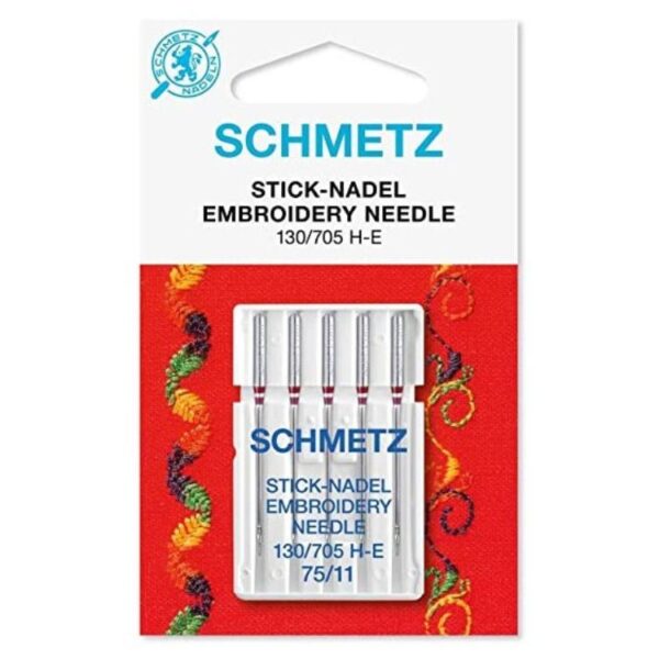 agujas para bordar schmetz 130/705