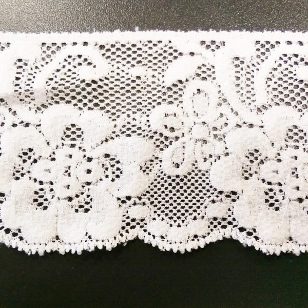 PUNTILLA ELÁSTICA 70MM RASCHEL BLANCA (WF)