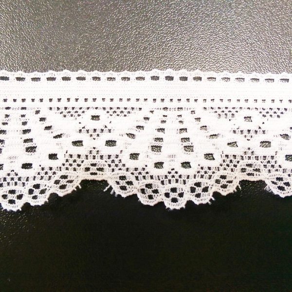 PUNTILLA ELÁSTICA 30mm BLANCA LY117999 (WF)