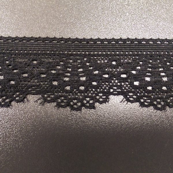 PUNTILLA ELASTICA 30mm NEGRA LY117999 (WF)