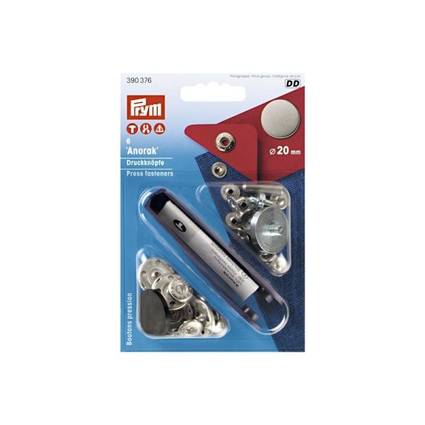 BOTONES PRESION ANORAK PLANO 20MM 390376