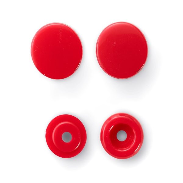 SNAPS REDONDO 12.4MM ROJO 393138